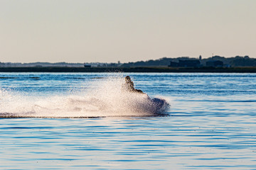 Fototapeta premium Summer in Oak Island Resort Manitoba