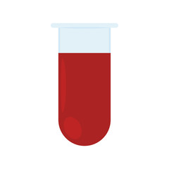 Isolated test tube icon