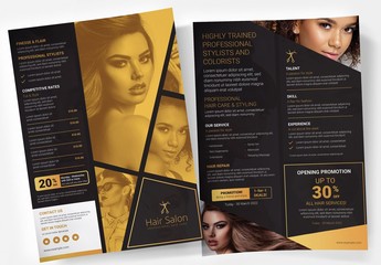 Black and Gold Poster Layout