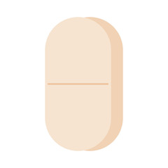 Isolated pill icon