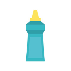 detergent bottle flat style icon vector design