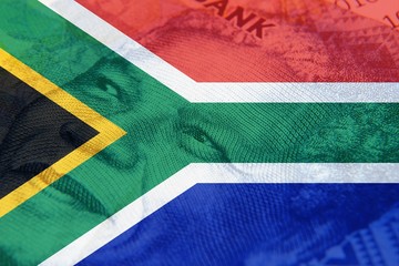South Africa money concept image