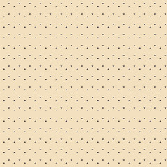 Seamless pattern of small triangles floating on a cream background