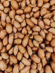 lots of peanut for healthy eating the background