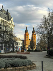 Old church in a city centre park