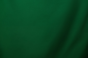 Fabric green background.