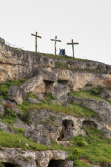 Fototapeta premium Overview of the Sassi di Matera of the Italian city of Matera, Basilicata, Italy
