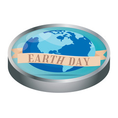 Earth day coin