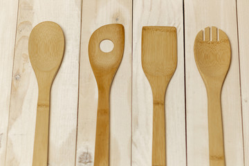 spatule en bois cuisine nature