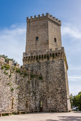 Fototapeta na wymiar Pepoli Castle in Erice