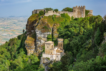 Venus Castle and Torretta Pepoli in Erice