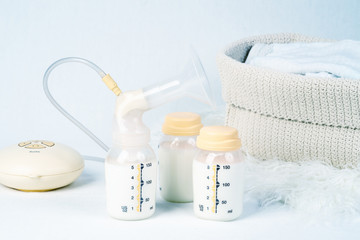 Medical electric breast pump to increase milk supply for breastfeeding mother and children's clothing