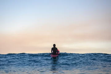 Foto op Canvas Surfer surfing at Bondi Beach, Sydney Australia © Gary