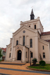 Fototapeta na wymiar Lutheran church in Kecskemet, Hungary.