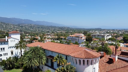 Santa Barbara rooftops