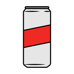 Isolated beer can icon