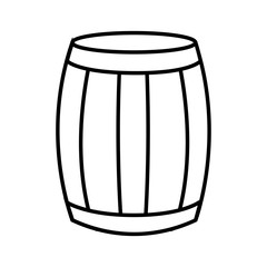 Isolated beer barrel icon