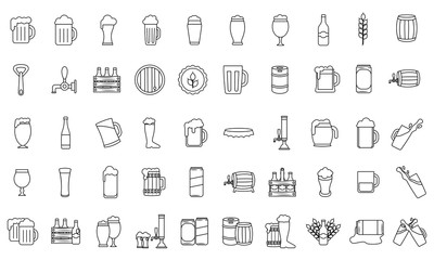 Set of beer icons