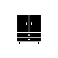 Vector illustration, wardrobe icon design