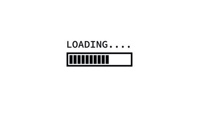 loading bar progress icon, load sign vector illustration