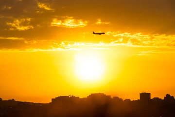 sunset in lisbon