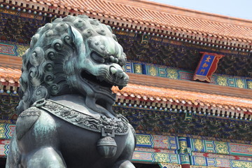 the lion in the forbidden city