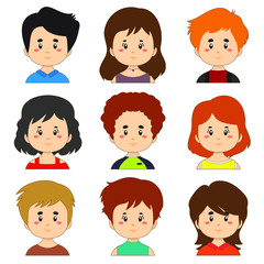 Colorful Collection With Great Variety Avatars