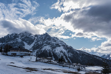 Wetterstimmung in den Bergen