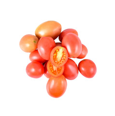 Tomato vegetable isolated on white background