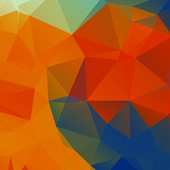 Abstract Color Polygon Background Design, Abstract Geometric Origami Style With Gradient