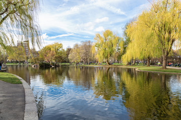 An Afternoon of Springtime in Boston, Massachusetts