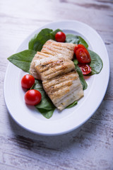 grilled fish salad sea cocktail snack lunch food fish