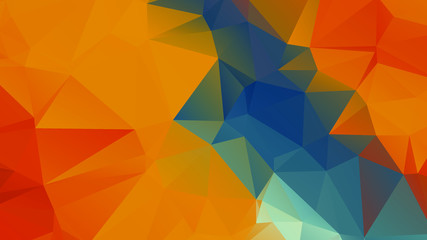 Abstract Color Polygon Background Design, Abstract Geometric Origami Style With Gradient