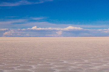 salty place in uyuni, bolivia