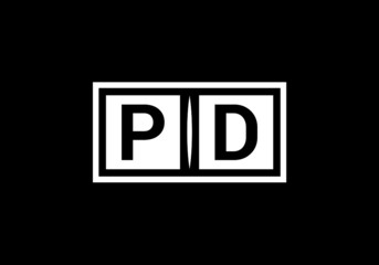P D, PD Initial Letter Logo design vector template, Graphic Alphabet Symbol for Corporate Business Identity