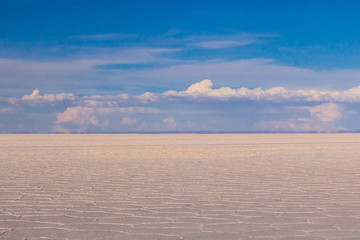 salty place in uyuni, bolivia