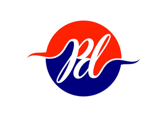 P D, PD Initial Letter Logo design vector template, Graphic Alphabet Symbol for Corporate Business Identity