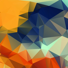 Abstract Color Polygon Background Design, Abstract Geometric Origami Style With Gradient