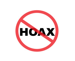 dO NOT Hoax sign, Sign symbol backgruund, vector illustration. 