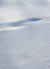 footprints in snow