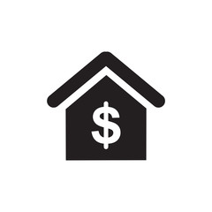 Obraz premium DOLLAR HOUSE ICON