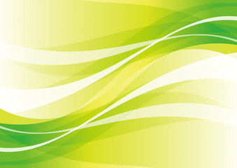 曲線　抽象　背景　緑