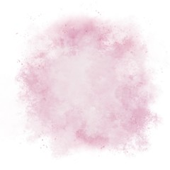 abstract pink watercolor background with splashes