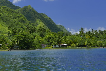 baie de Teahupoo à Tahiti