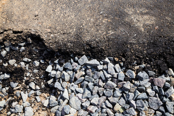 layer of asphalt