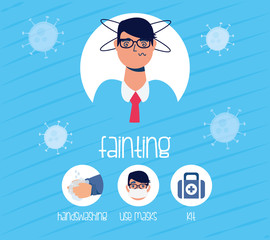 patient with fainting and prevention methods