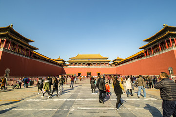 Meridan Gate of Ancient Forbidden City