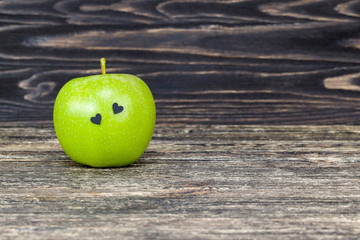 big beautiful green Apple