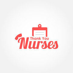 Thank You Doctor, Nurse, Medical Staff Vector For Greeting Design
