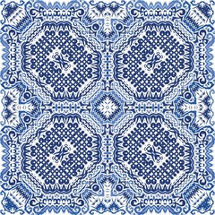 Antique portuguese azulejo ceramic.